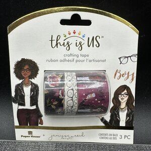 Paper House This Is Us Boss Girl Crafting Tape Washi Tape Planners Journaling